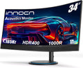 34" Curved Ultrawide Gaming Monitor 3440 x 1440p 165Hz Black P252