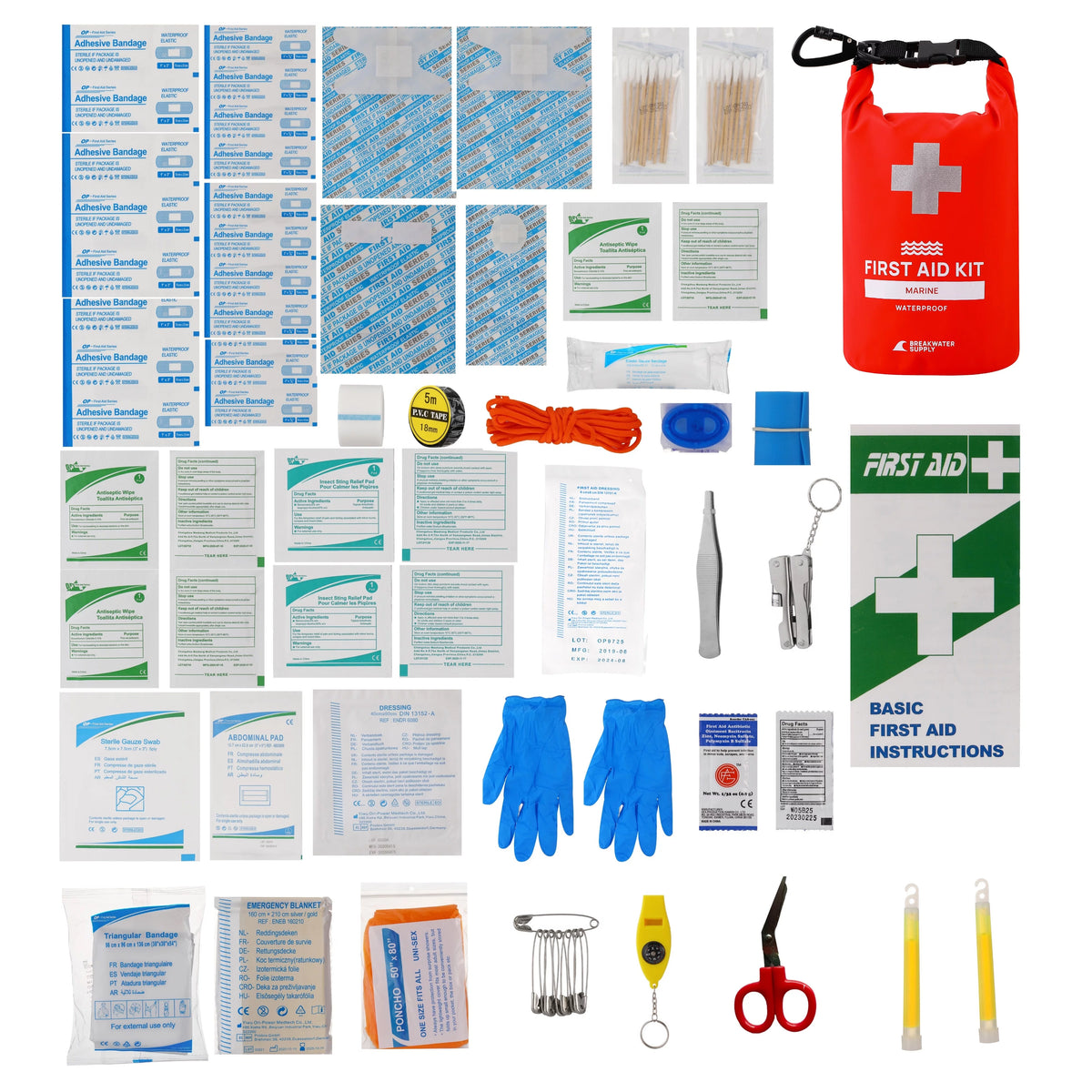 Waterproof 100 Piece First Aid Kit E81135