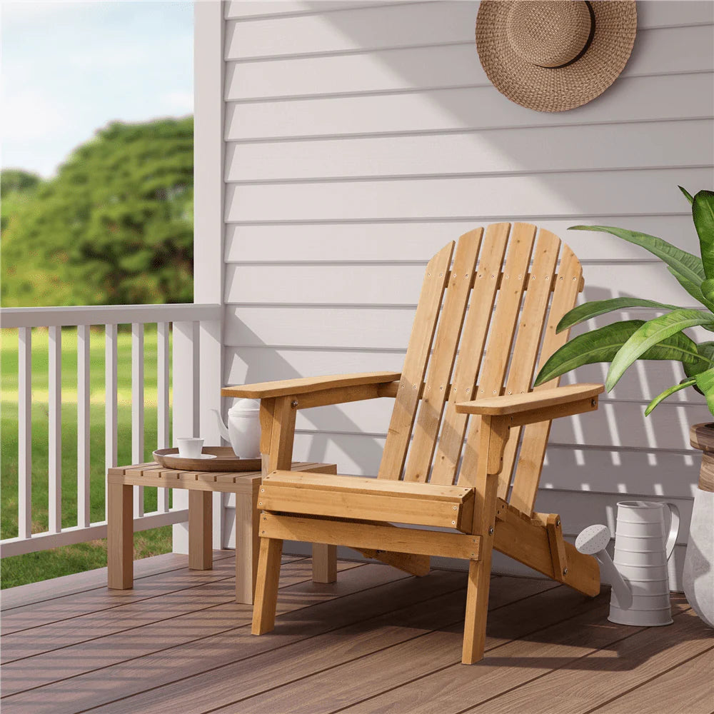Solid Wood Folding Adirondack Chair P54045