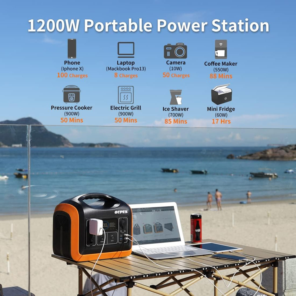 1200W 992Wh LiFePO4 Portable Power Station H49399