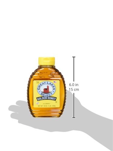 Golden Honey, U.S. Grade A, 16-Ounce Bottle E8017