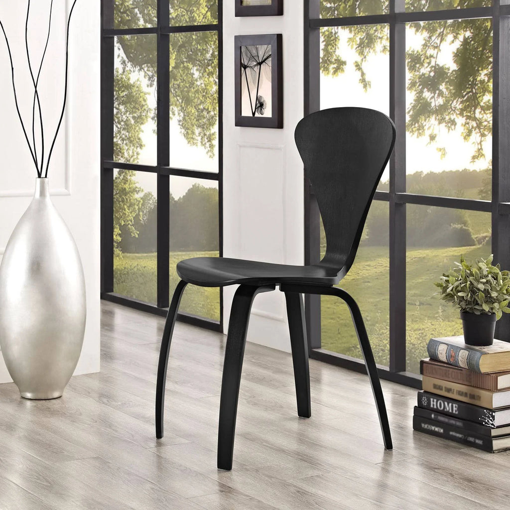 Black Dining Side Chair R4328