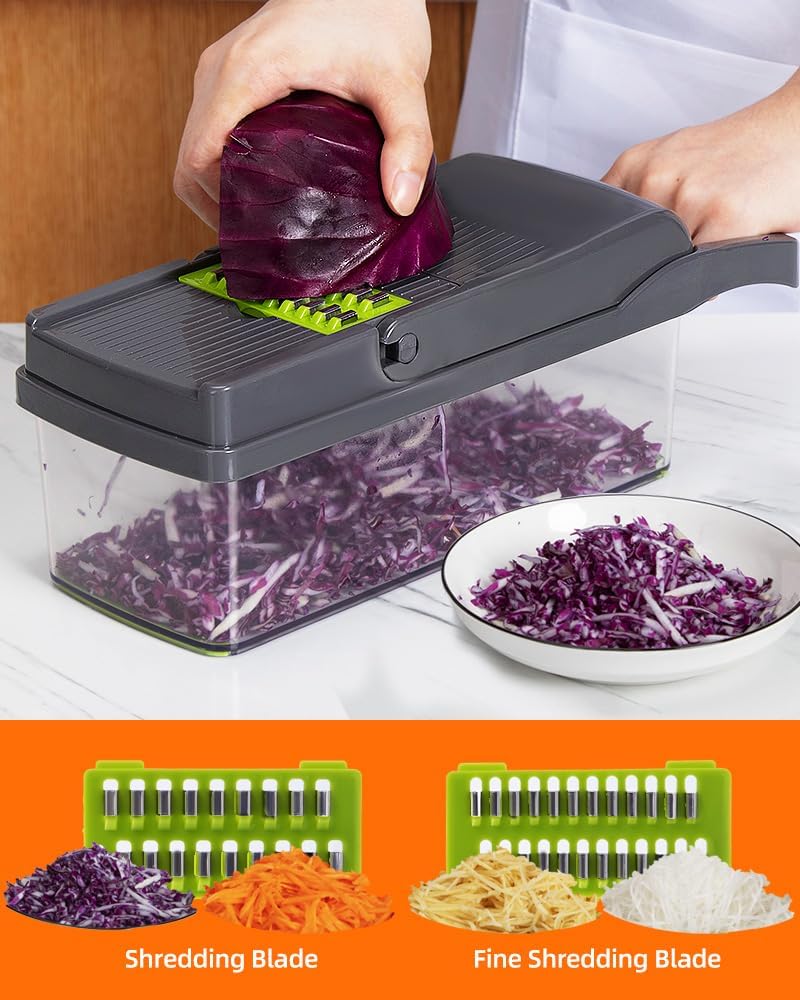 Vegetable Chopper with 12 Kitchen Gadgets H9779