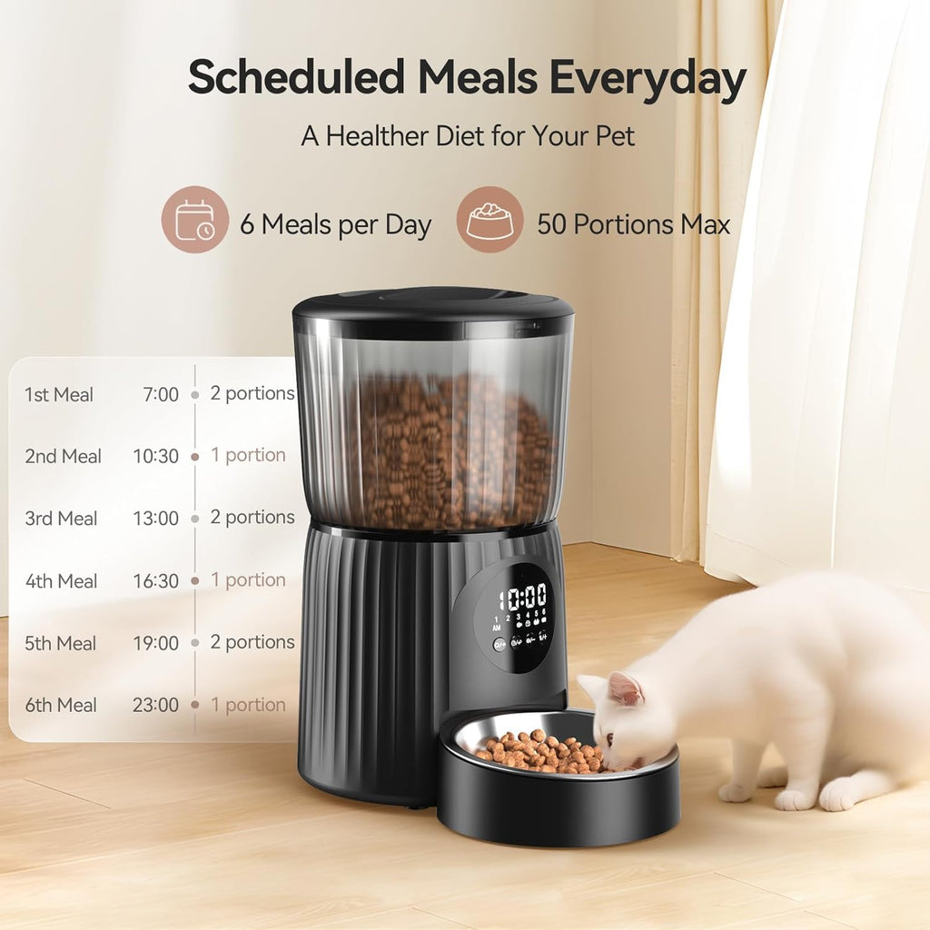 4L Automatic Cat Feeder with Dual Power Supply R831204