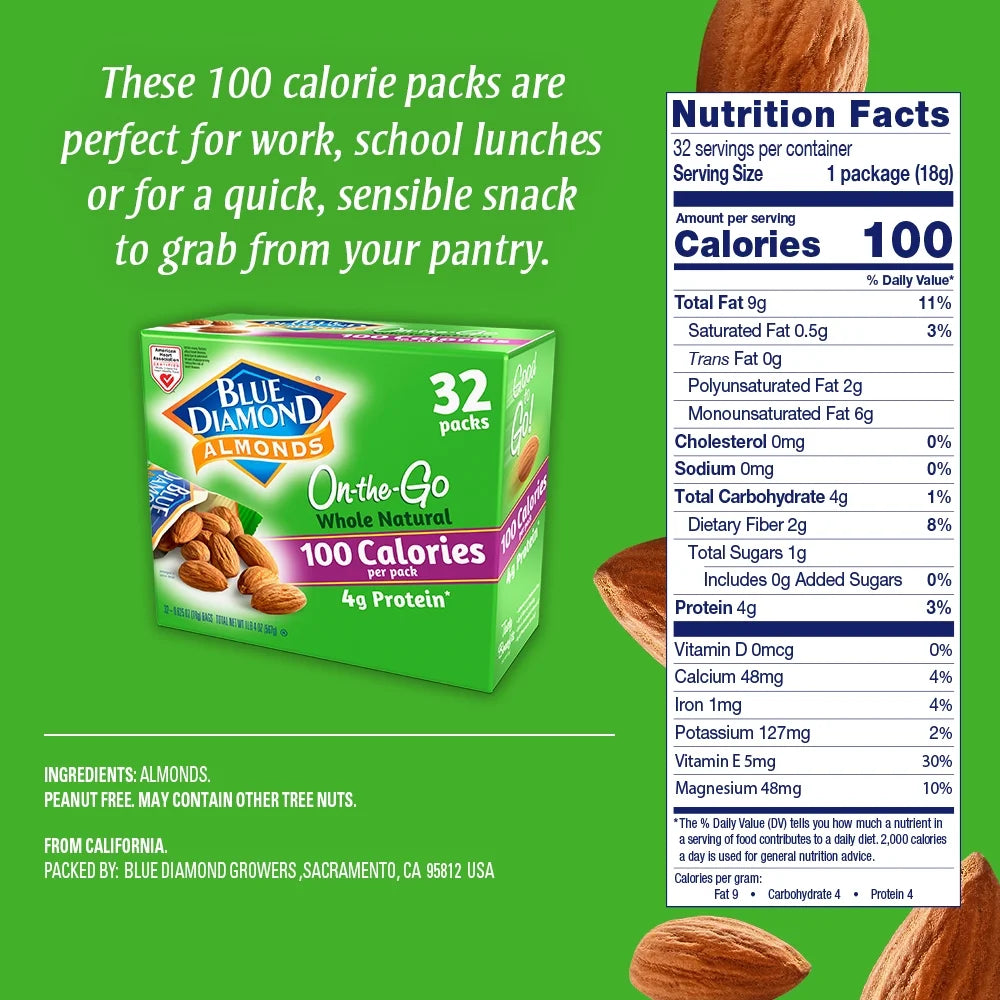Lightly Salted Almonds 32 Count X2191