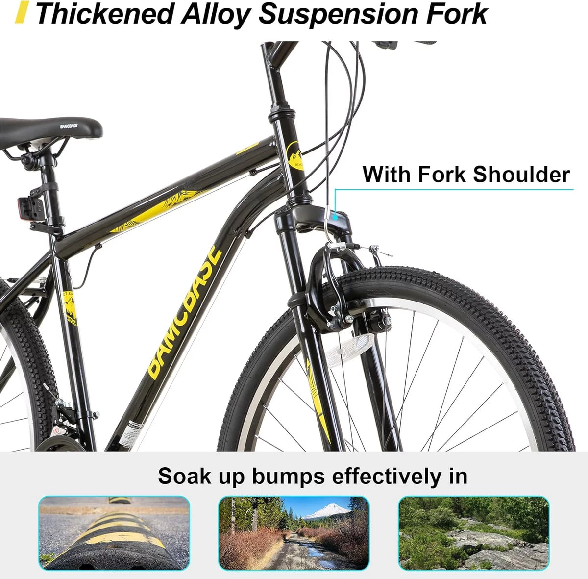 26 27.5 Inch Mountain Bike 21 Speeds Hardtail Bicycle A5835