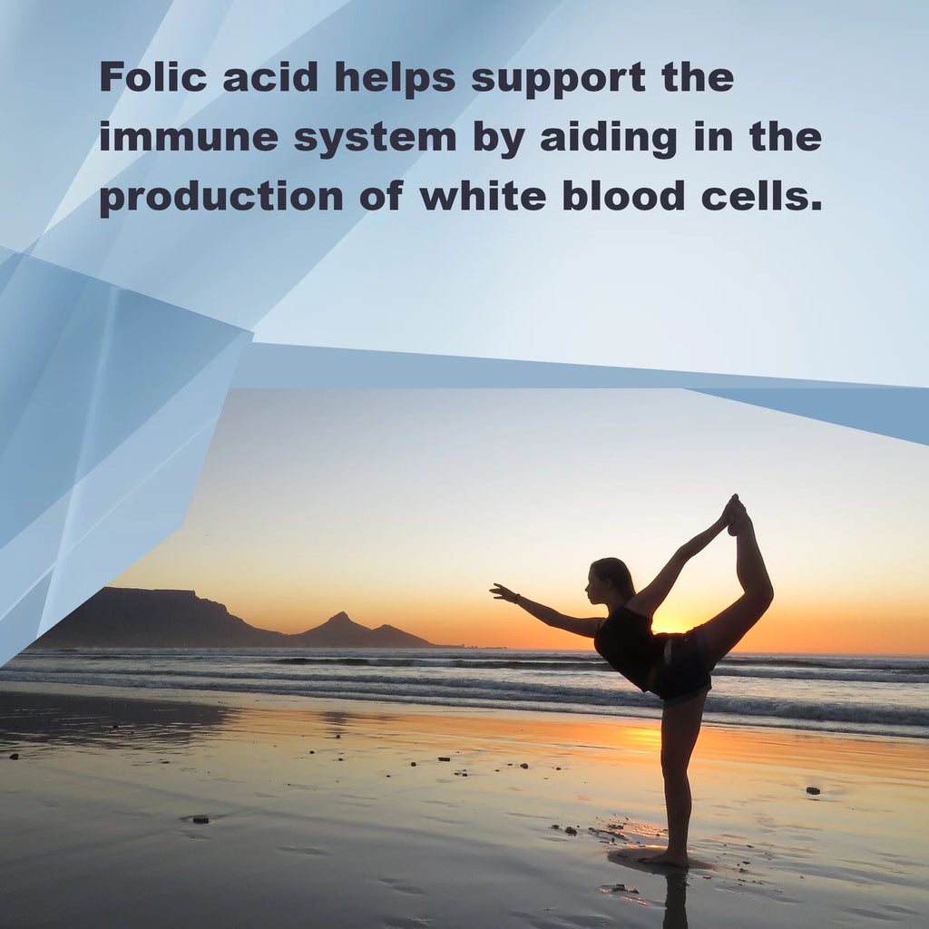 Folic Acid 5 mg 100 Capsules Gluten Free Non-GMO K48954