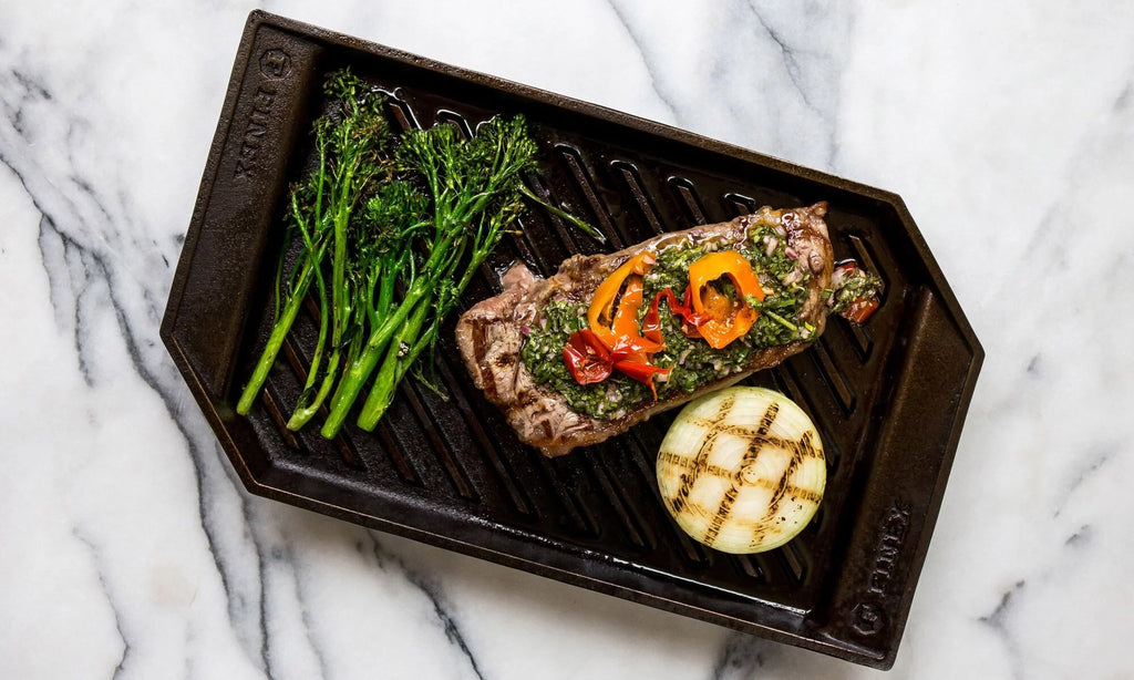 15" Cast Iron Grill Pan F810893