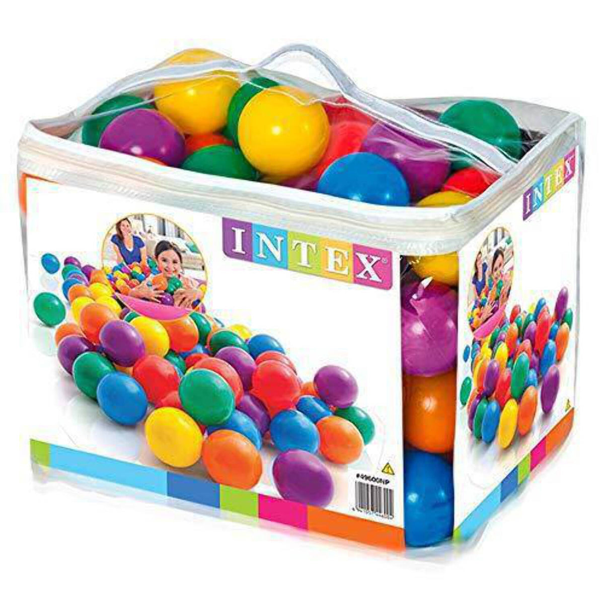 100 Multi-Colored Plastic Balls B503