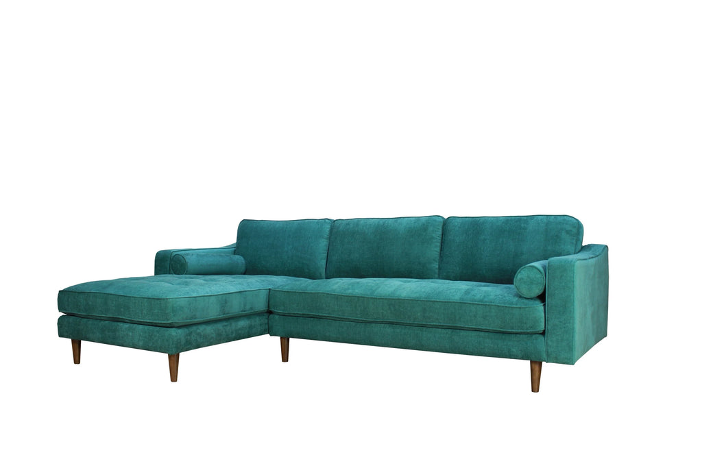 Turquoise Sectional Sofa C40107