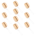 10 Pcs Unfinished Wood Yo-yo T815250