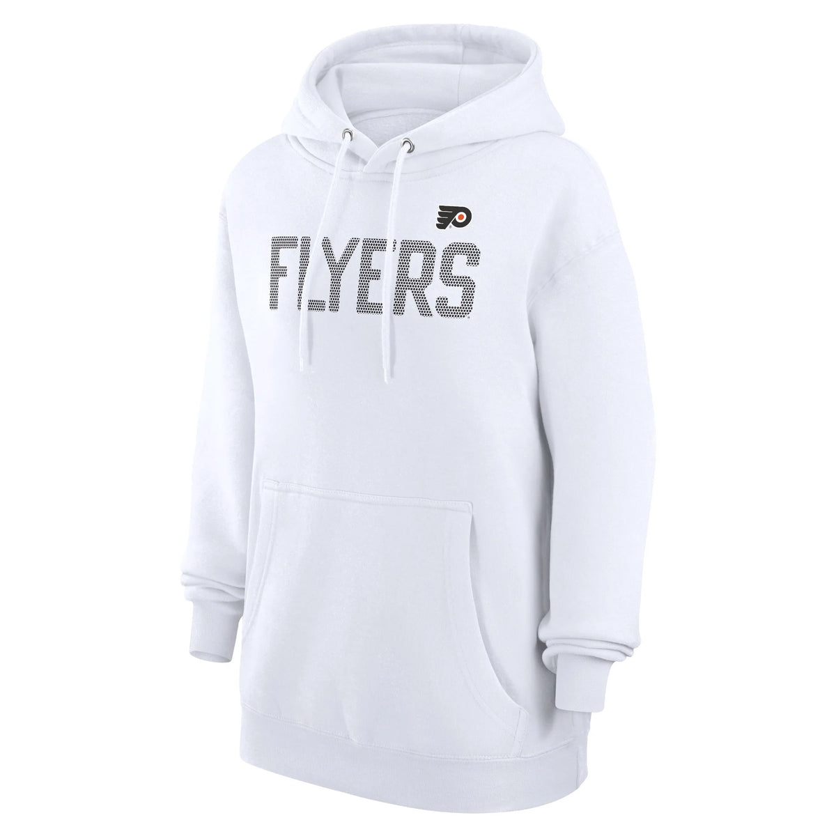 White Philadelphia Flyers Dot Print Pullover Hoodie N4051