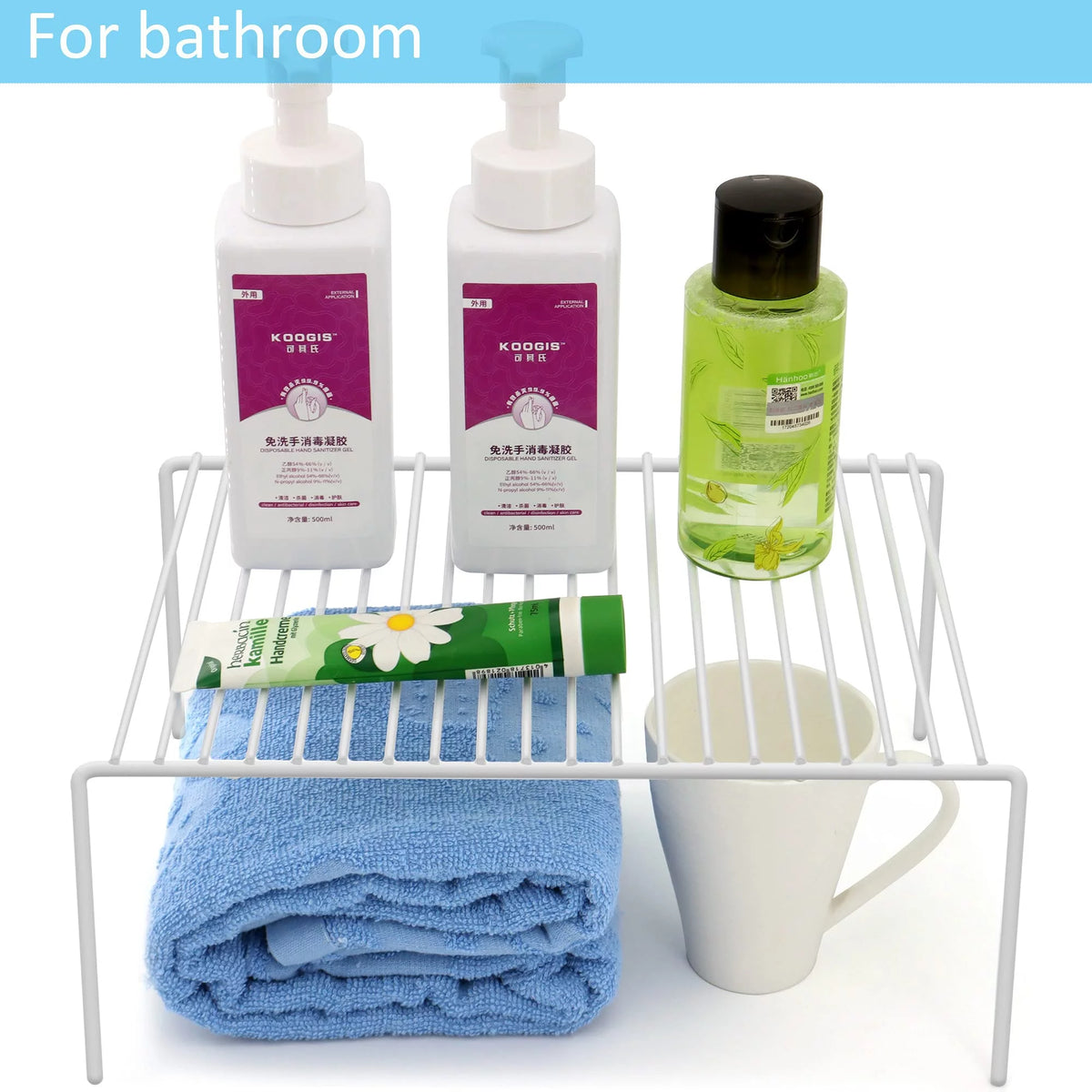 6 Pack Stainless Steel Storage Shelf Rack White I5277