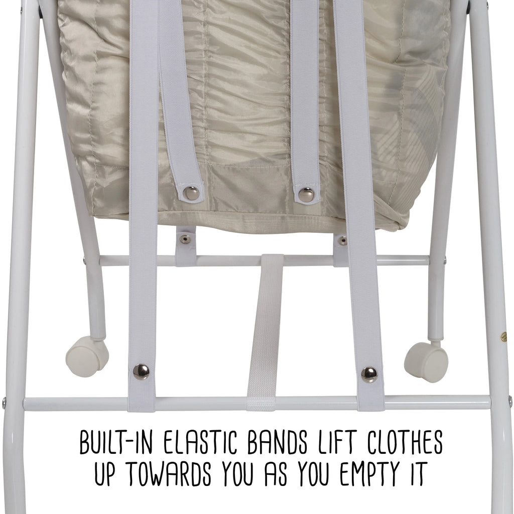 Steel Folding Laundry Hamper with Removable Bag X94623