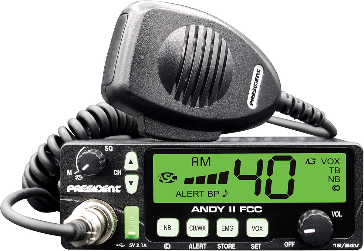 CB Radio with Weather Alert and USB Port H8675