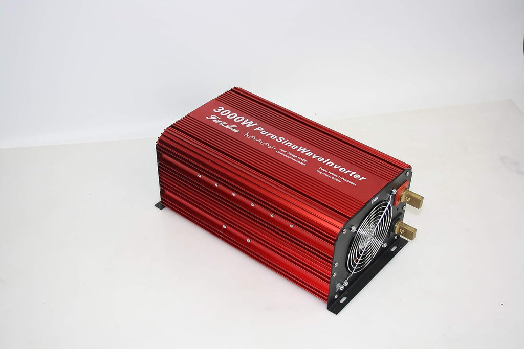 DC12V to AC110V60Hz Pure SINE Wave Power Inverter 3000W with LCD Wire Remote KIT Y7741