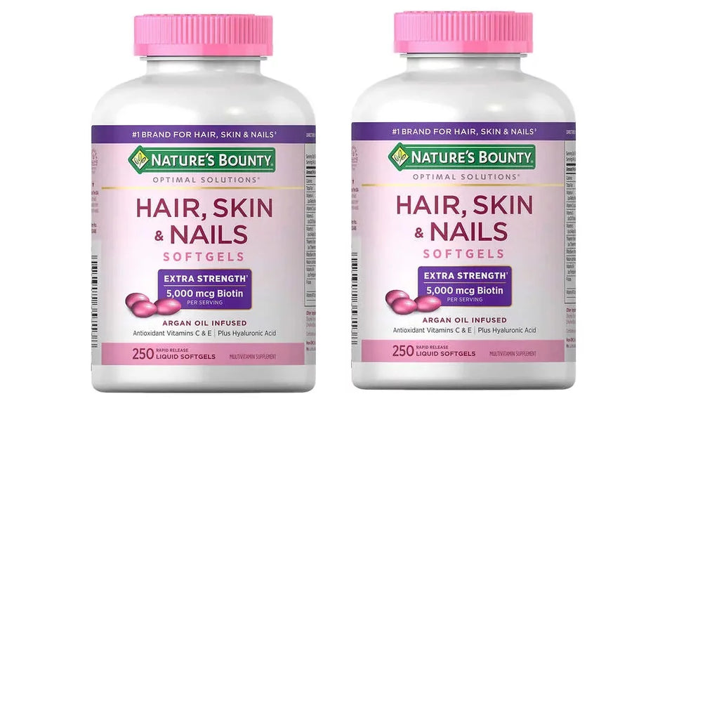 2 Pack Hair Skin and Nails 250 Softgels C14098