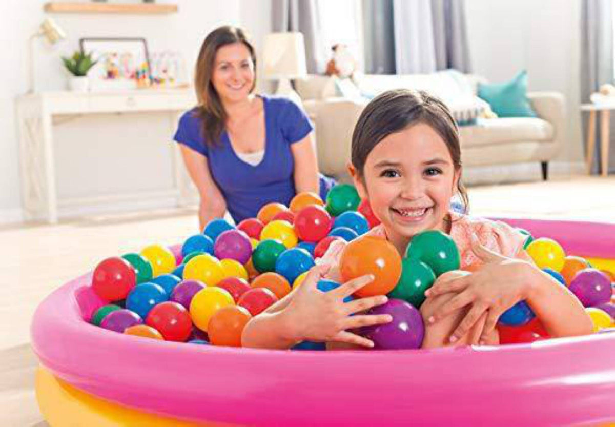 100 Multi-Colored Plastic Balls B503