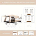 10-Person All-Season Rainproof Camping Tent with 2 Bedrooms W2050