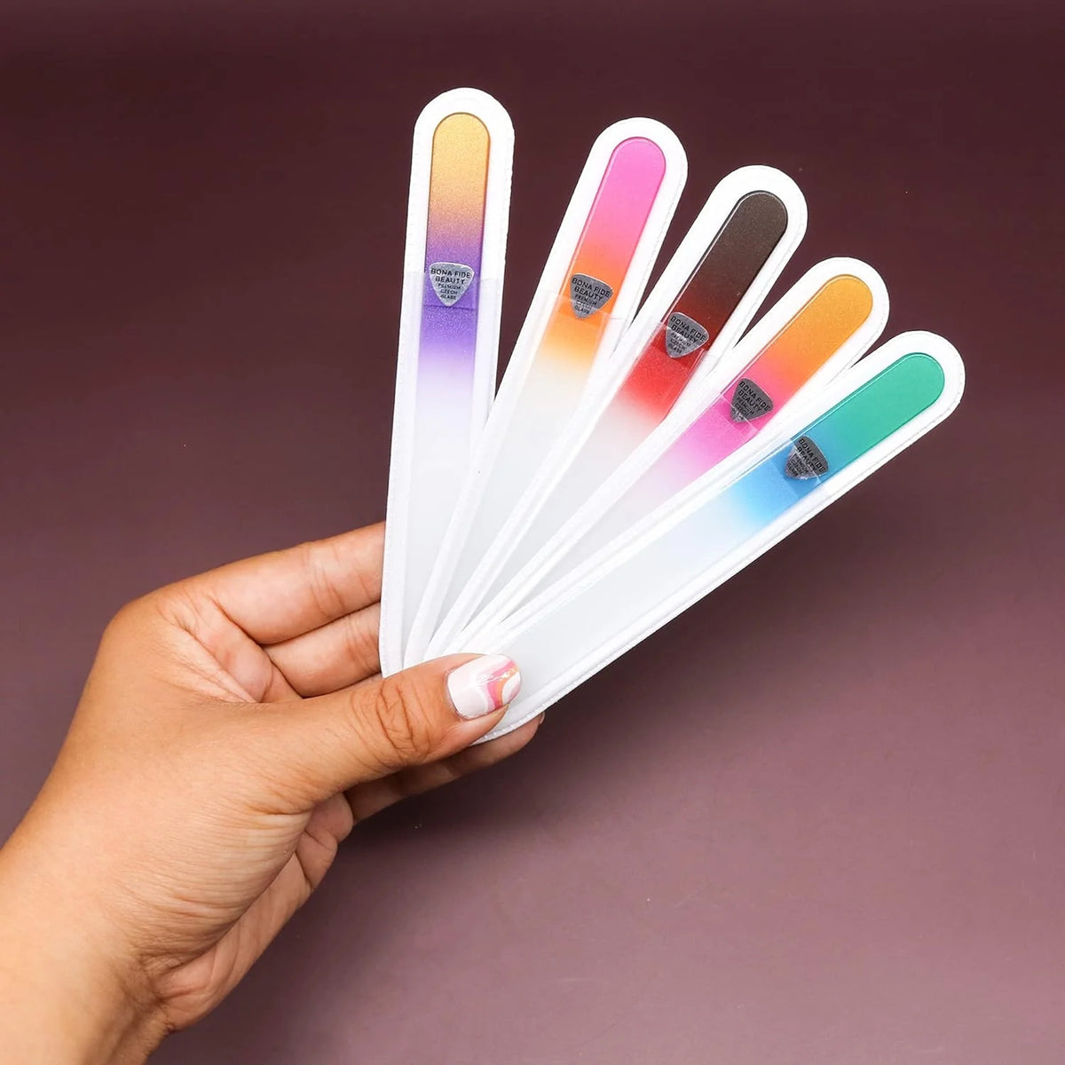 5-Piece Glass Nail Files J16422