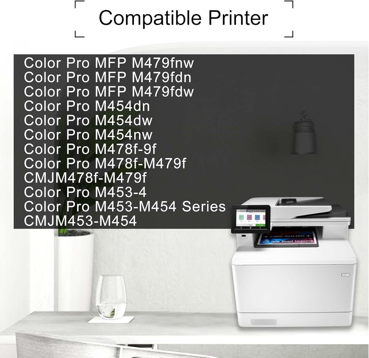 414A Compatible Toner Cartridge for HP Color Pro MFP M479fdw M454 Series Printer G501704