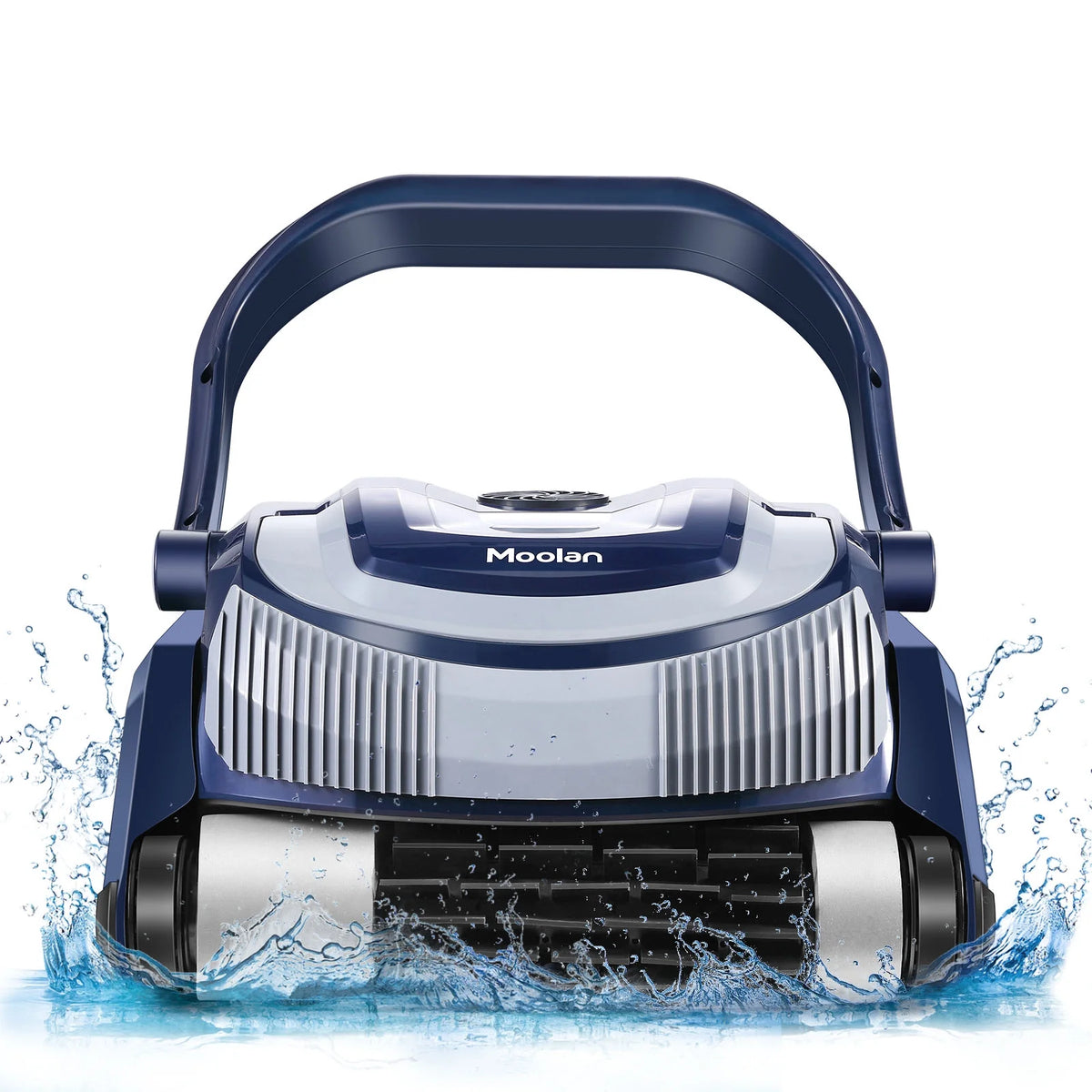 Automatic Robotic Pool Vacuum Cleaner with Self-Parking, Blue E6192