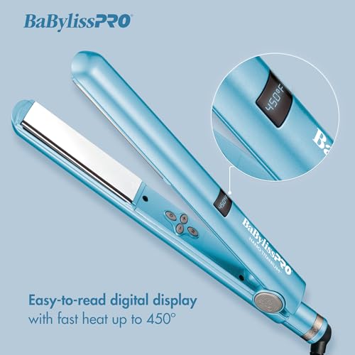 1" Nano Titanium Flat Iron Hair Straightener C5656