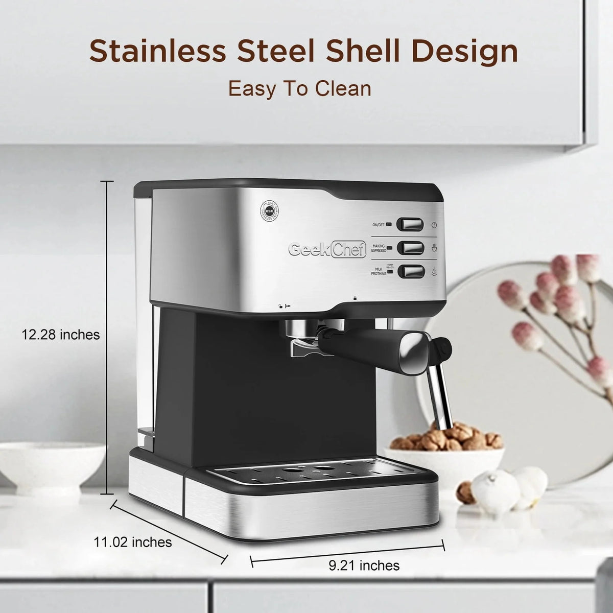 20 Bar Espresso and Cappuccino Maker 950W 1.5L G3781