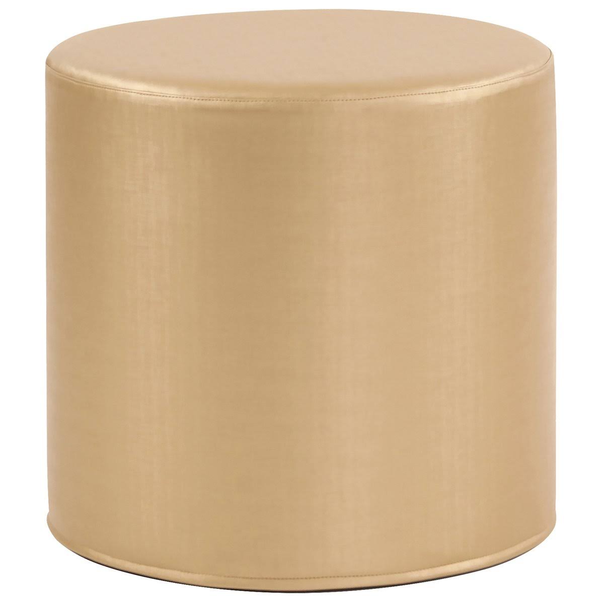 Gold Cylinder Ottoman T213