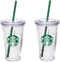 16 OZ Double Wall Acrylic Travel Tumbler 2 Pack Set K7574