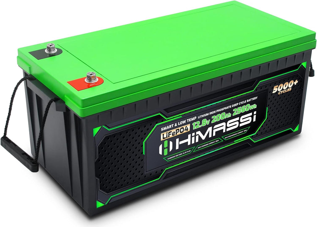 24V 200Ah LiFePO4 Deep Cycle Battery with 200A BMS X195
