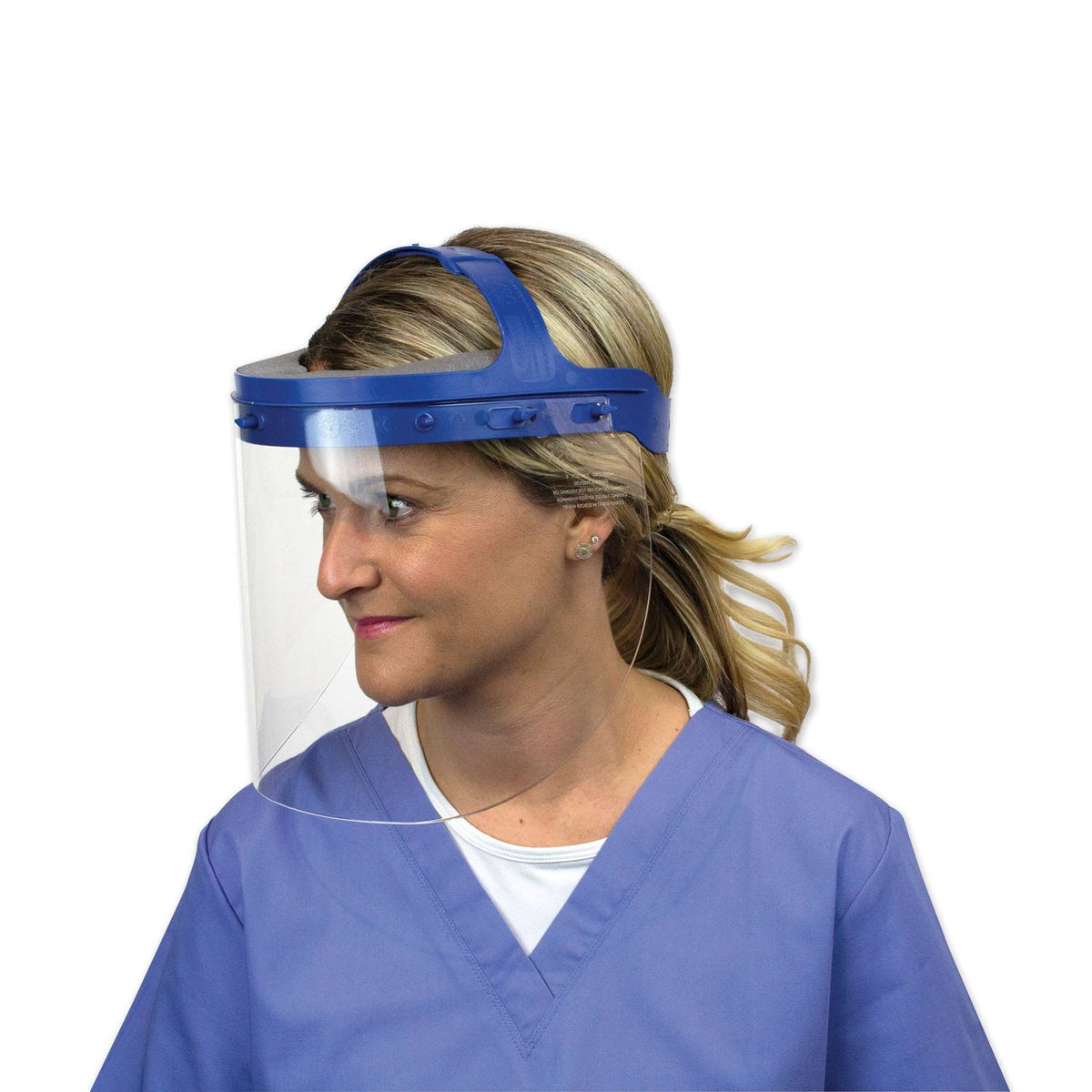 Fully Assembled Full Length Face Shield with Head GEAR S65469
