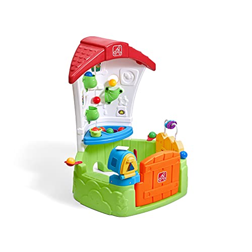 Toddler Corner House Playhouse Playset with Kitchenette, 15 Piece Toy Accessories, Durable Plastic W8258