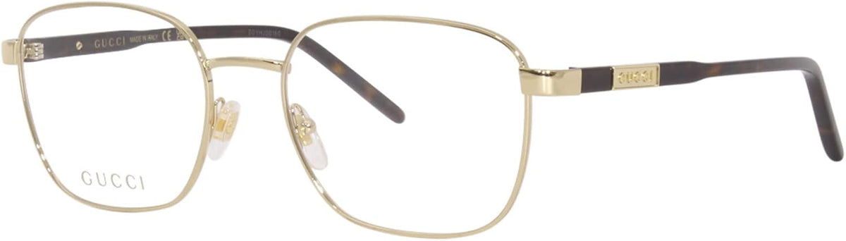 Gold Square Men's Eyeglasses F2541