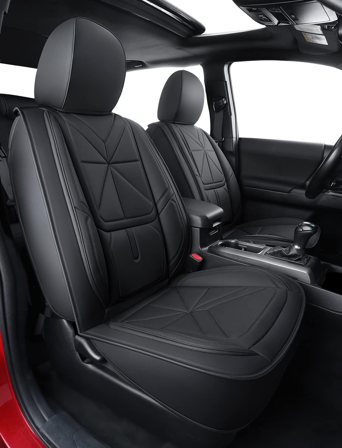 Faux Leather Seat Covers Full Set E16509