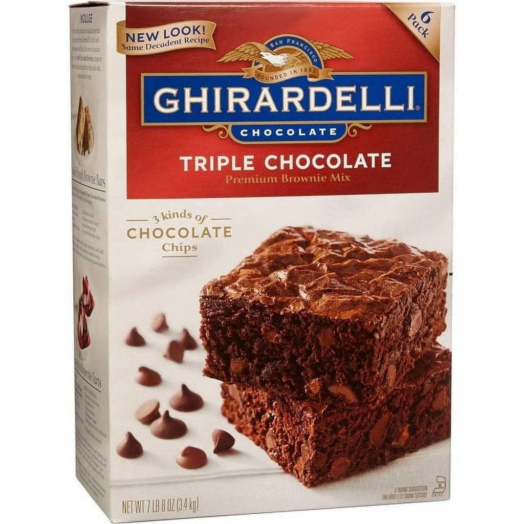 Triple Chocolate Brownie Mix, 6-Count N35824