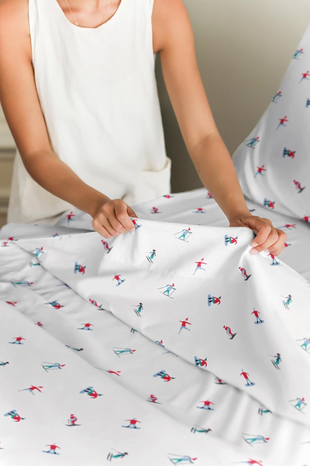 Queen Christmas Sheets 4 Piece Deep Pocket Sheet Set Z3043