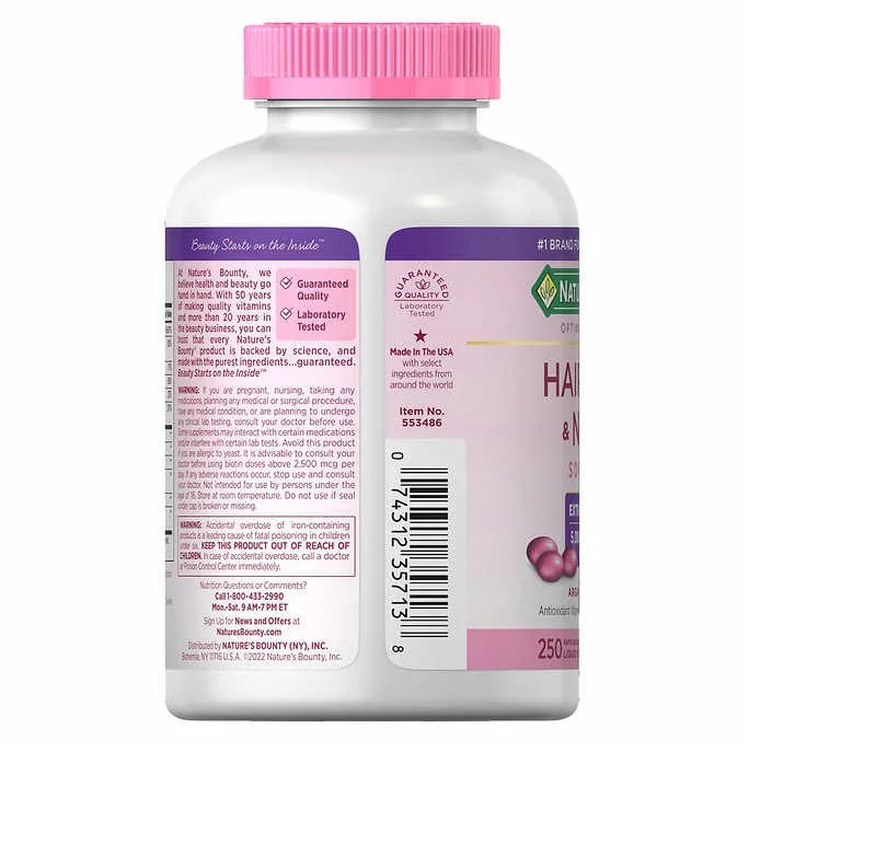 2 Pack Hair Skin and Nails 250 Softgels C14098
