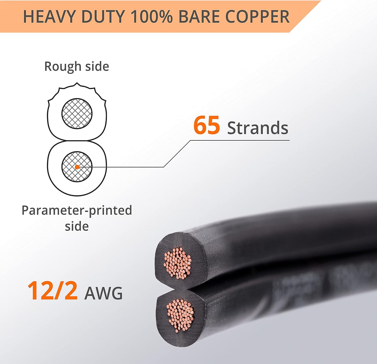 12-Gauge 2-Conductor 250 Feet Low Voltage Landscape Lighting Wire O120