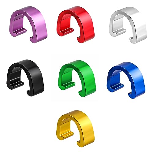 10 Pcs Aluminum Alloy Bike Cable C-clips Brake Derailleur Shifts Cable Clip C11039