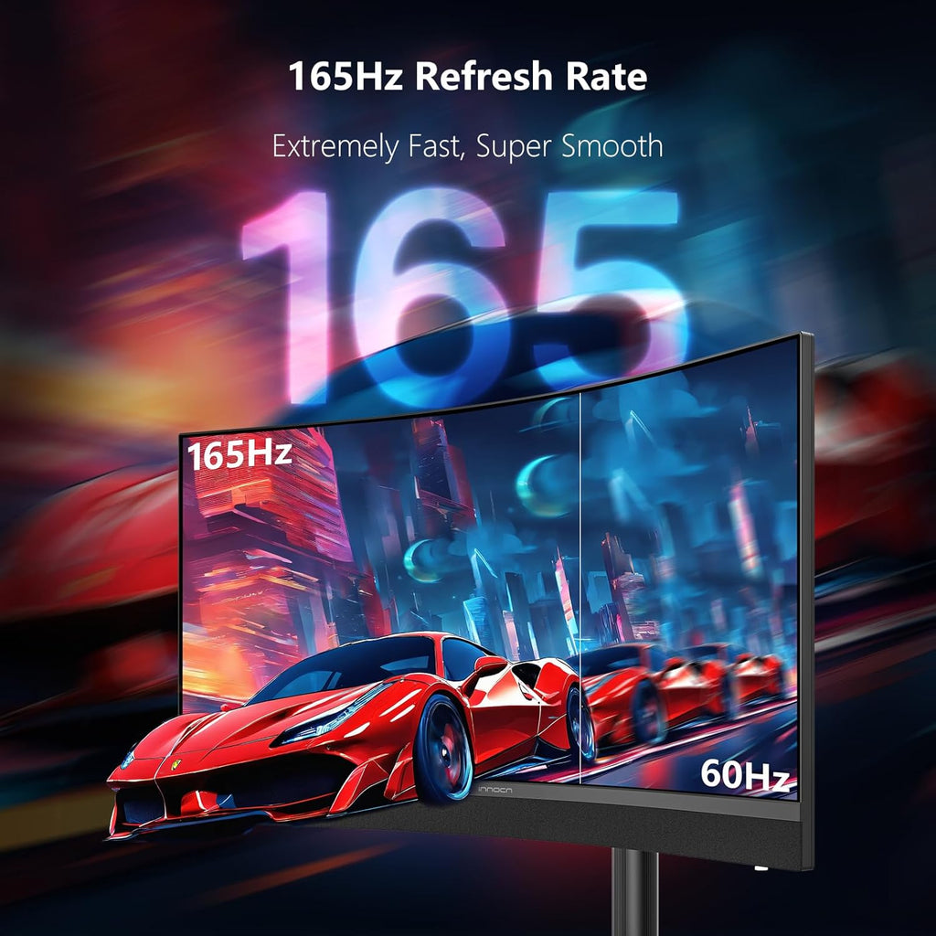 34" Curved Ultrawide Gaming Monitor 3440 x 1440p 165Hz Black P252
