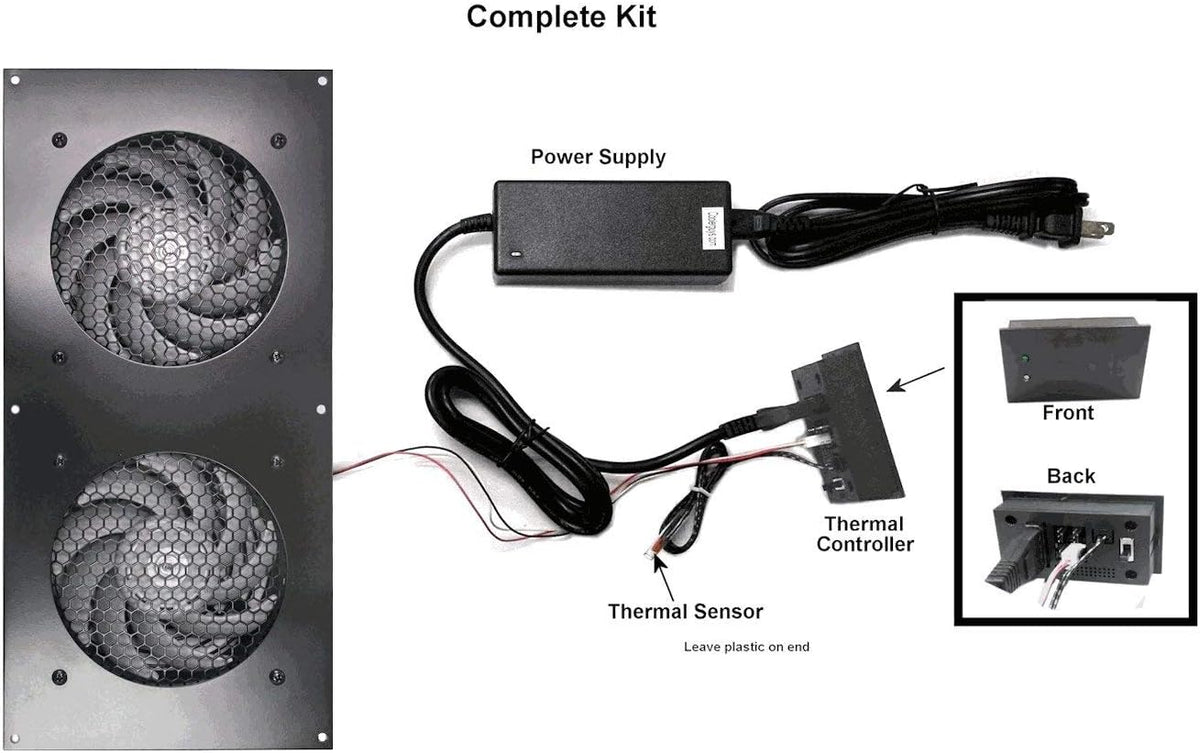 120mm AV Cabinet Cooler with Fans D9268