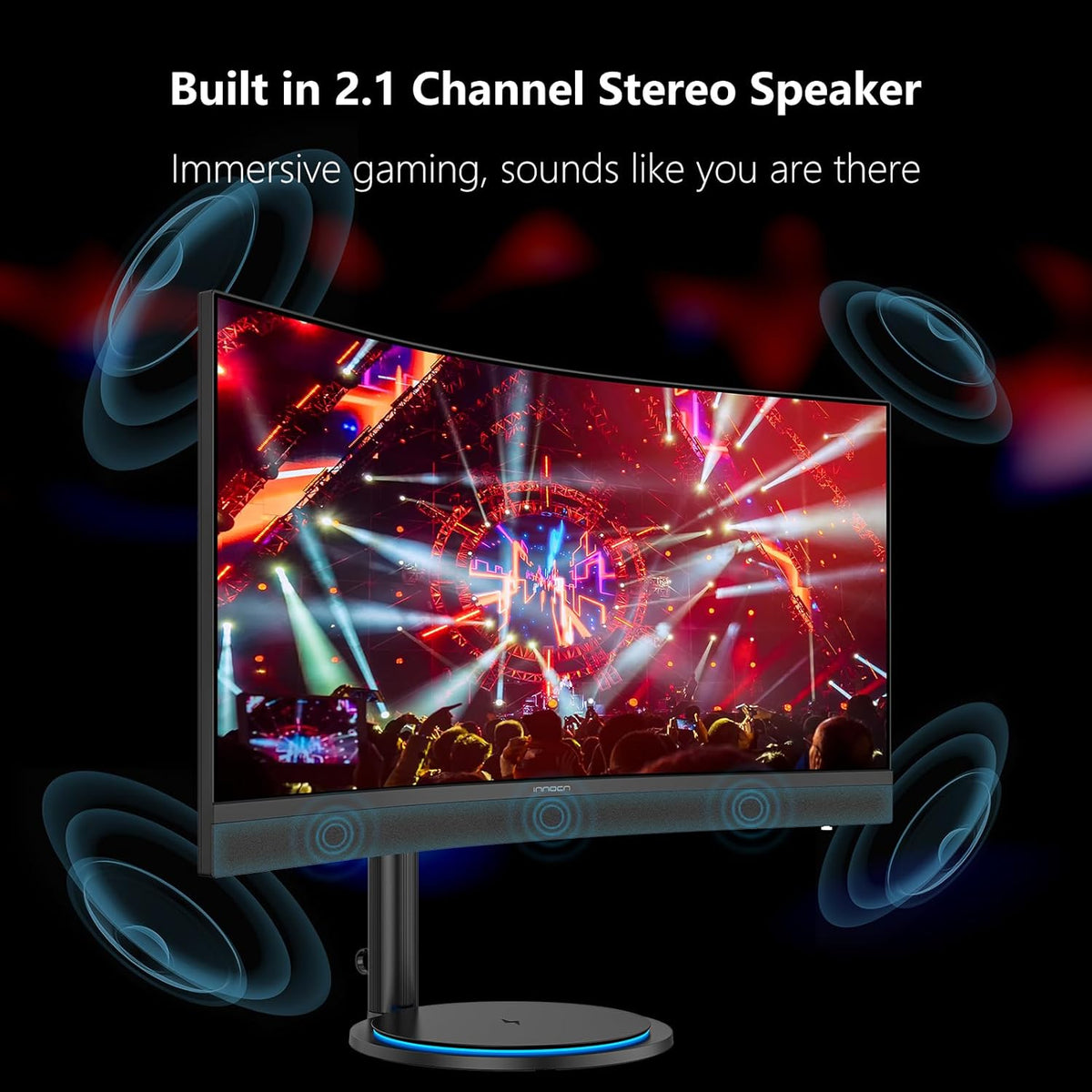 34" Curved Ultrawide Gaming Monitor 3440 x 1440p 165Hz Black P252