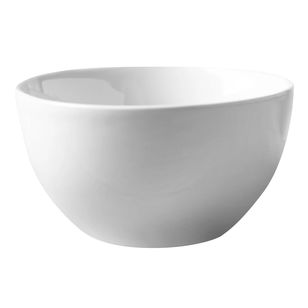10 Pack White Ceramic 5.5" Cereal Bowls Set Q22477