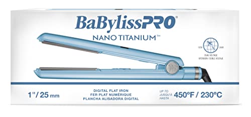 1" Nano Titanium Flat Iron Hair Straightener C5656