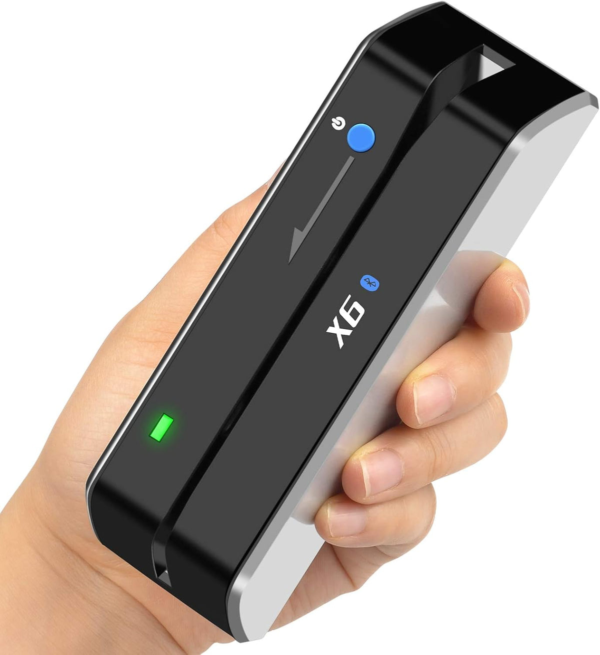 X6 Bluetooth Card Reader Writer USB 3 Tracks Swipe Encoder C86782