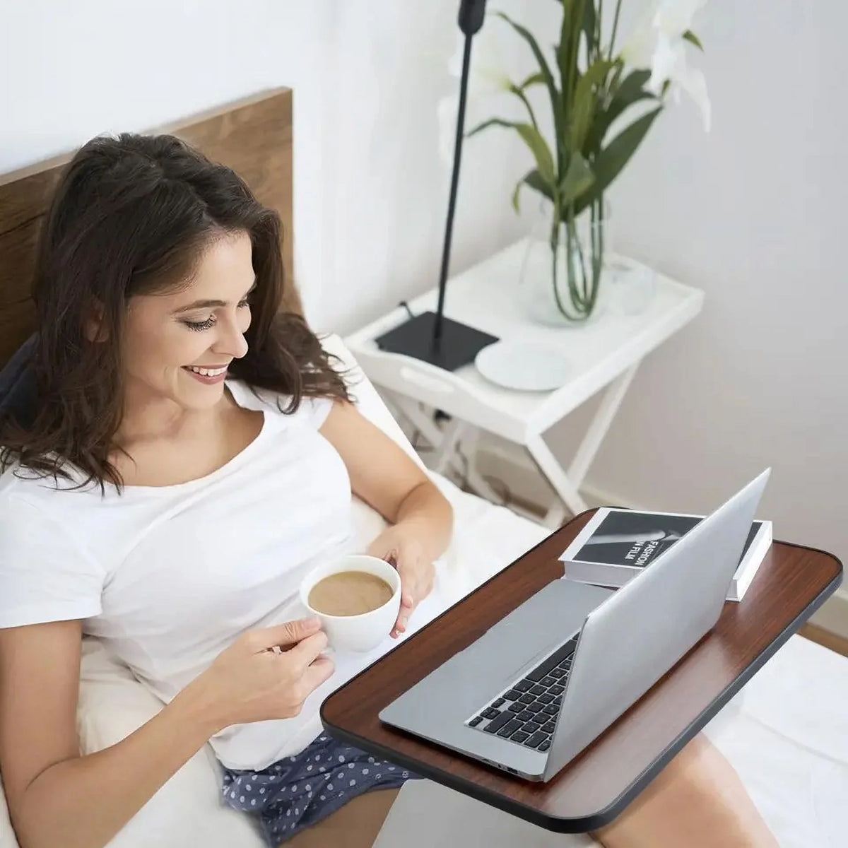 Adjustable Rolling Laptop Desk W2594