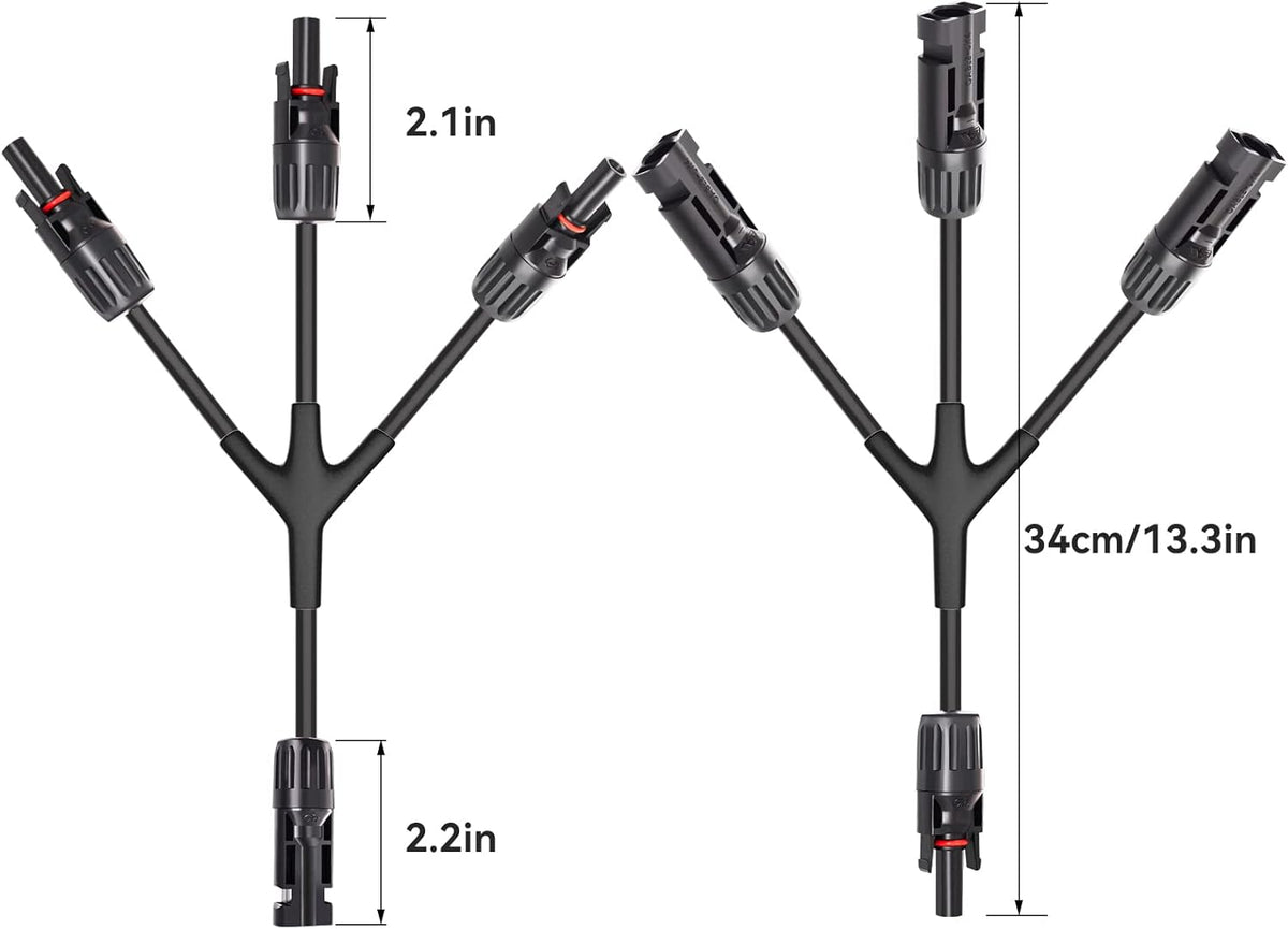 1 Pair 1 to 3 Solar Connector Splitter R198099