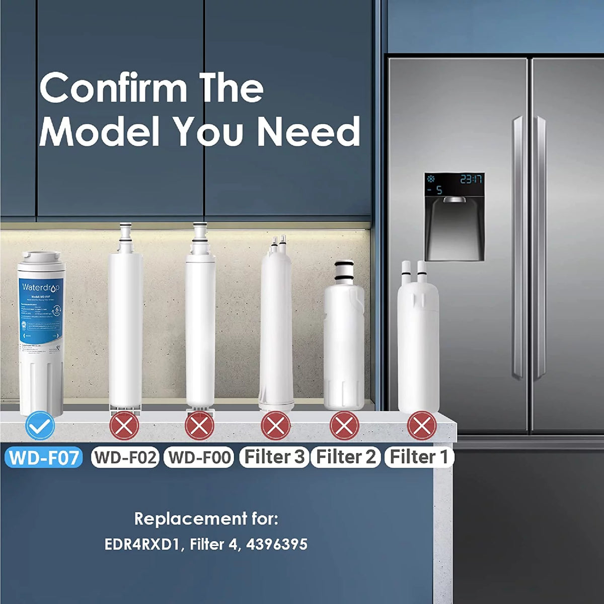 6 Pack Water Filter Replacement J287