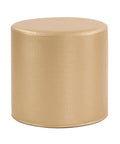 Gold Cylinder Ottoman T213